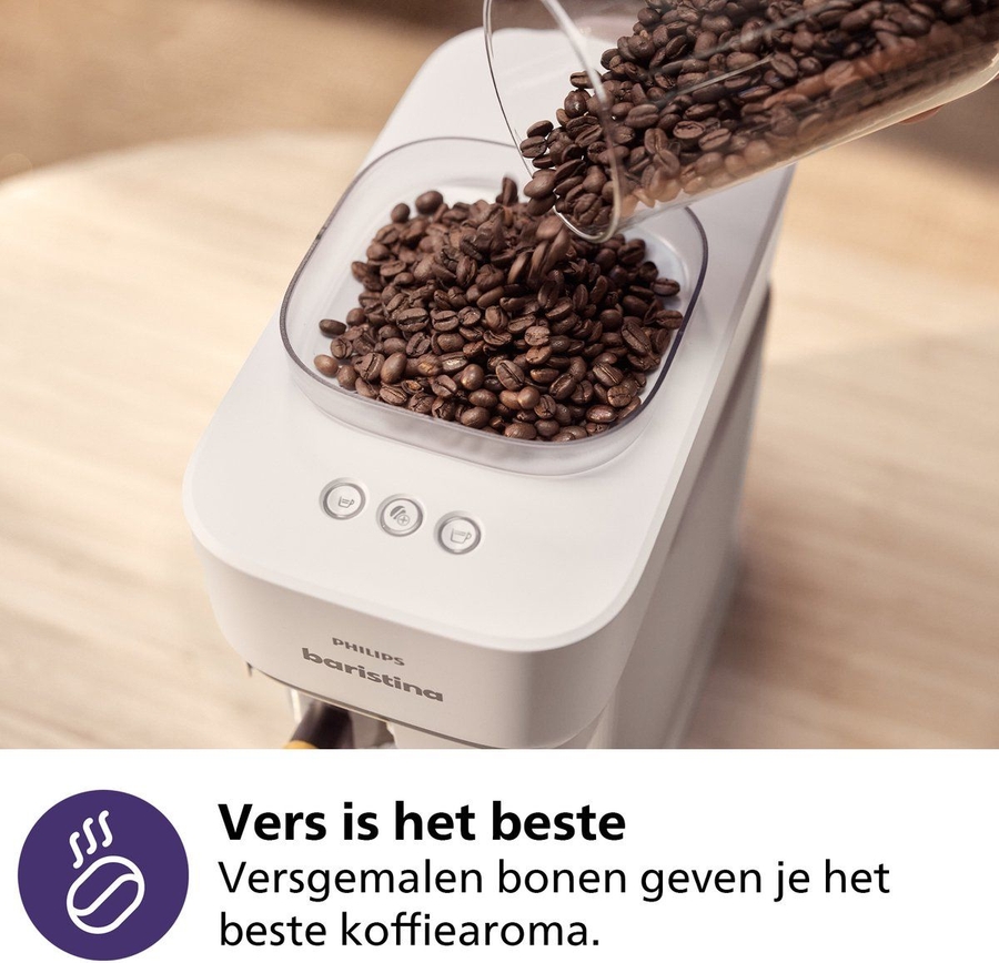 Philips BAR303/00 Baristina Espresso Koffiemachine met Baristina Melkopschuimer Bundel  8