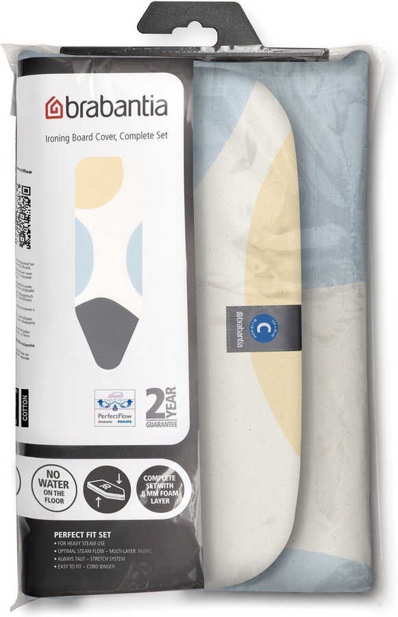 Brabantia PerfectFlow Strijkplankhoes C - Spring Bubbles 3