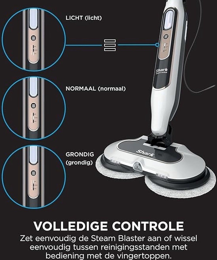 Shark S8201EU Steam & Scrub Stoommop 3