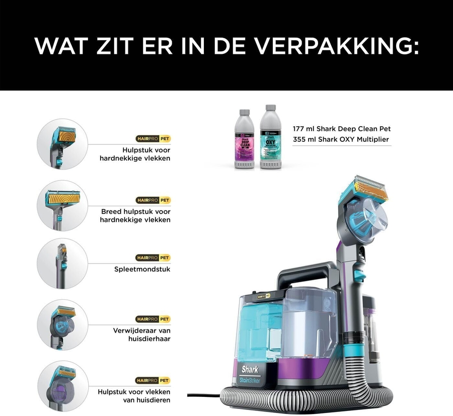 Shark PX250EUT StainStriker HairPro Pet Vlekkenreiniger 2