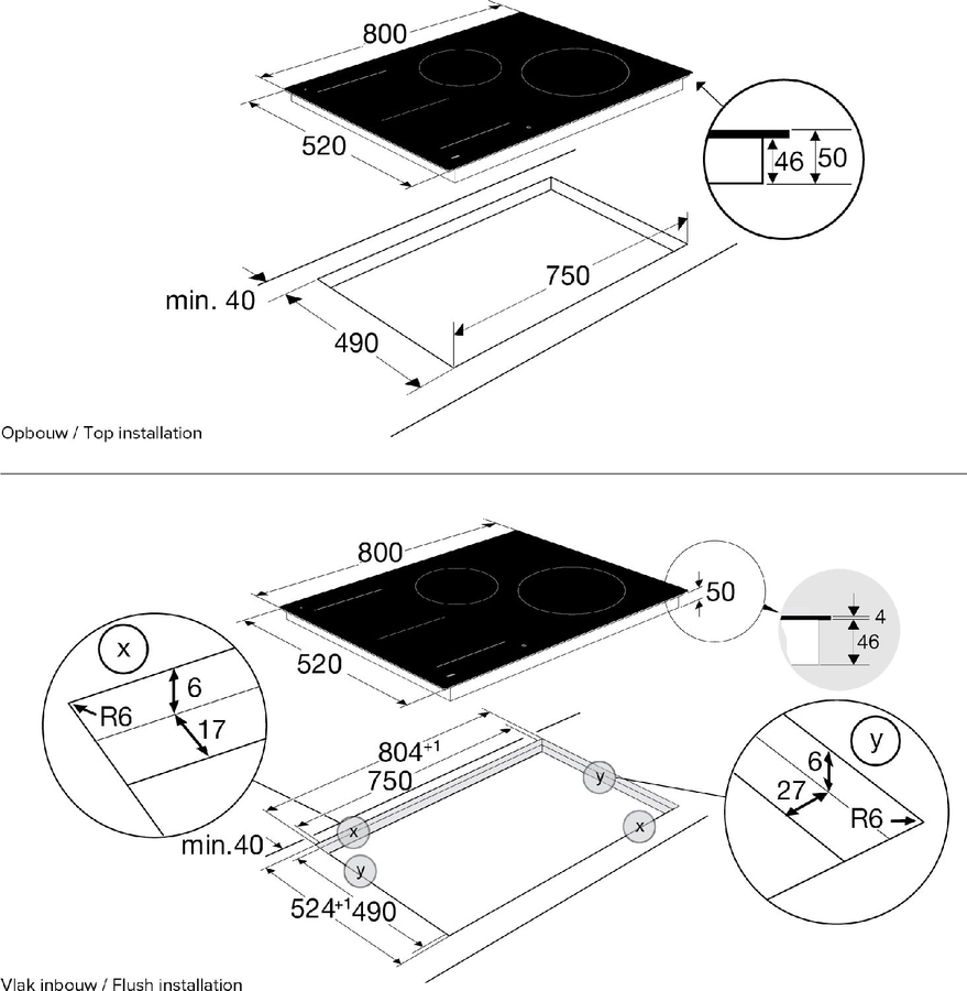ATAG HI88471FV Inbouw Inductiekookplaat 2