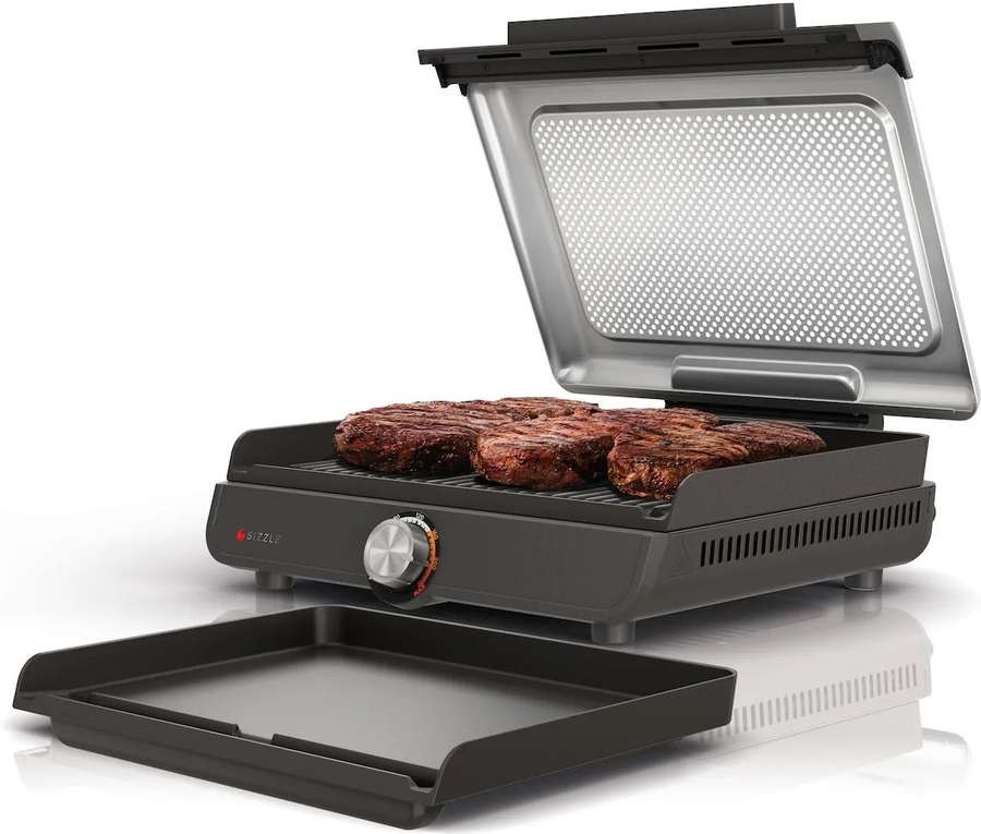 Ninja GR101EU Sizzle Rookvrije Contactgrill en Bakplaat 1