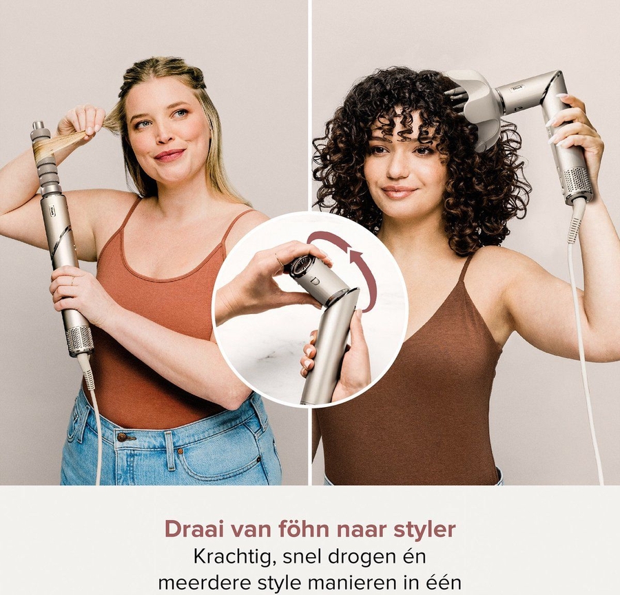 Shark HD446SLEU FlexStyle 5-in-1 Fohn en Multistyler - Champagne 7