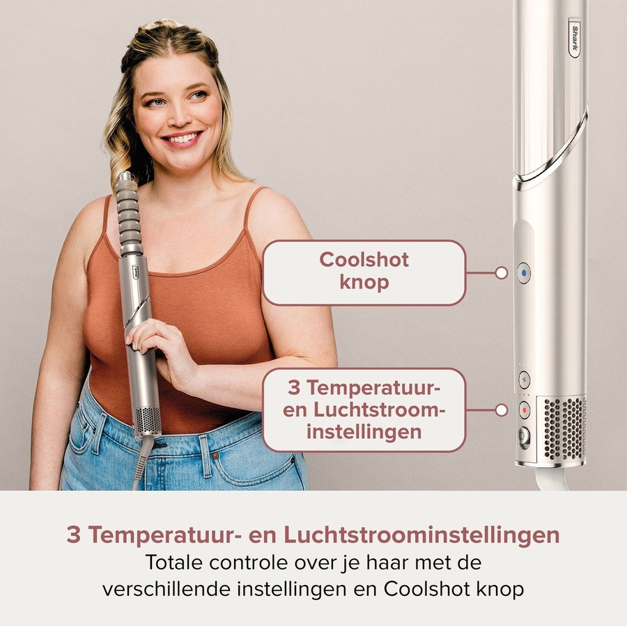 Shark HD446SLEU FlexStyle 5-in-1 Fohn en Multistyler - Champagne 8