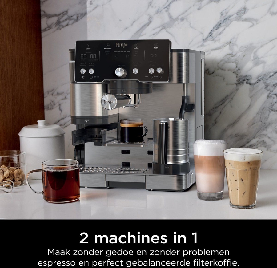 Ninja ES501EU Luxe Café Essential Espresso Koffiemachine 10