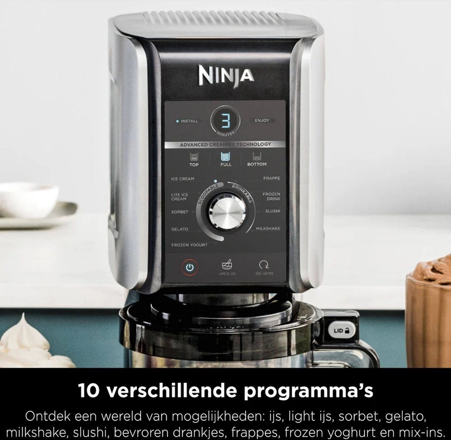 Ninja NC502EU CREAMi Deluxe 10-in-1 Ijsmachine  9