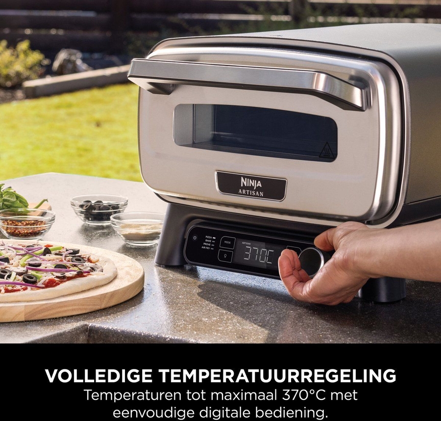 Ninja MO201EU Artisan Outdoor Pizza Oven en Airfryer 12