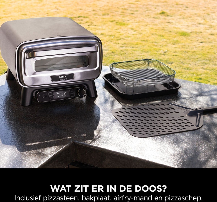Ninja MO201EU Artisan Outdoor Pizza Oven en Airfryer 10