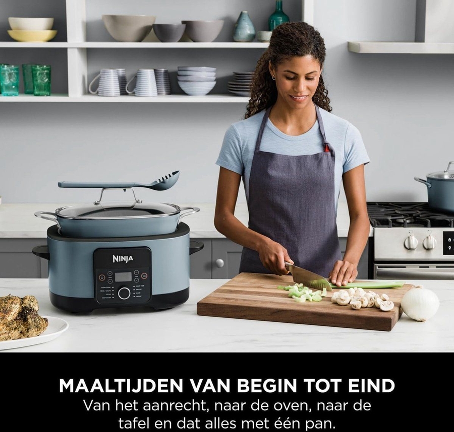 Ninja MC1001EU Foodi 8-in-1 PossibleCooker Digitale Slow- & Multi-cooker  8