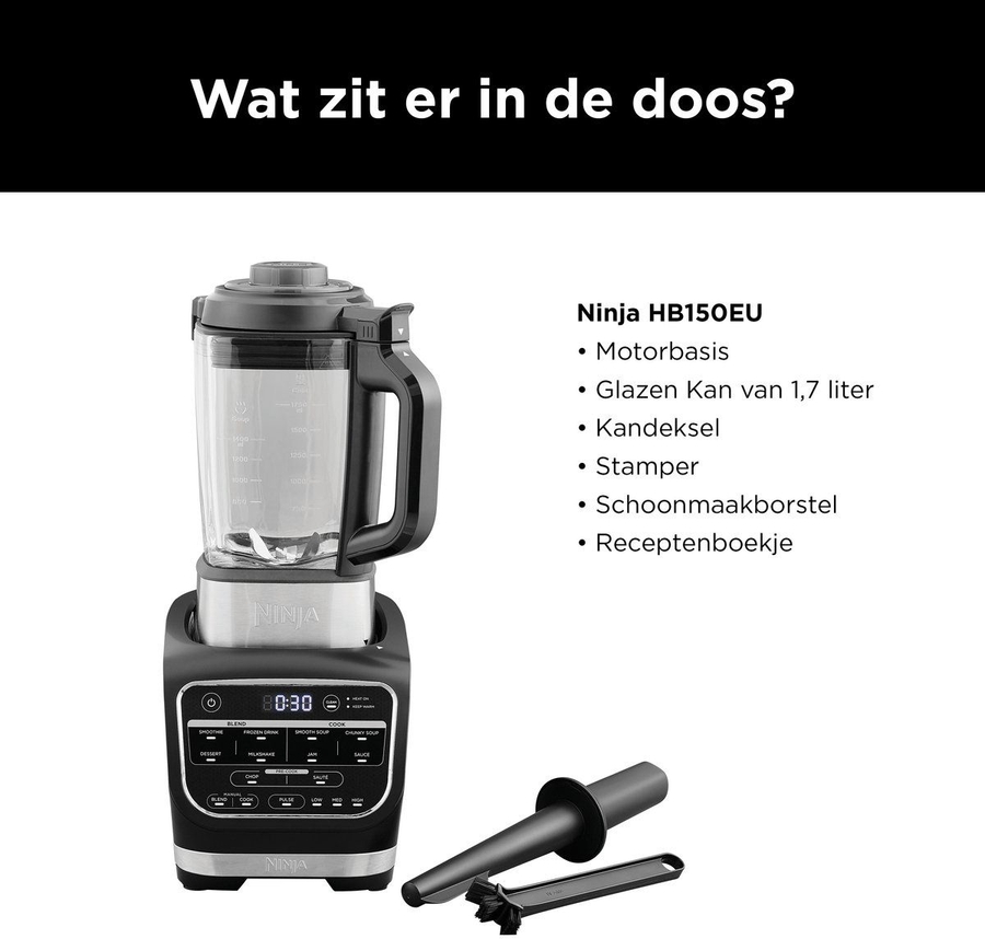Ninja HB150EU Foodi Blender & Soepmaker  12