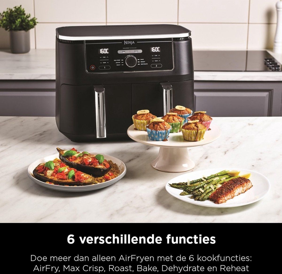 Ninja AF400EU Foodi MAX Dual Zone Airfryer  11