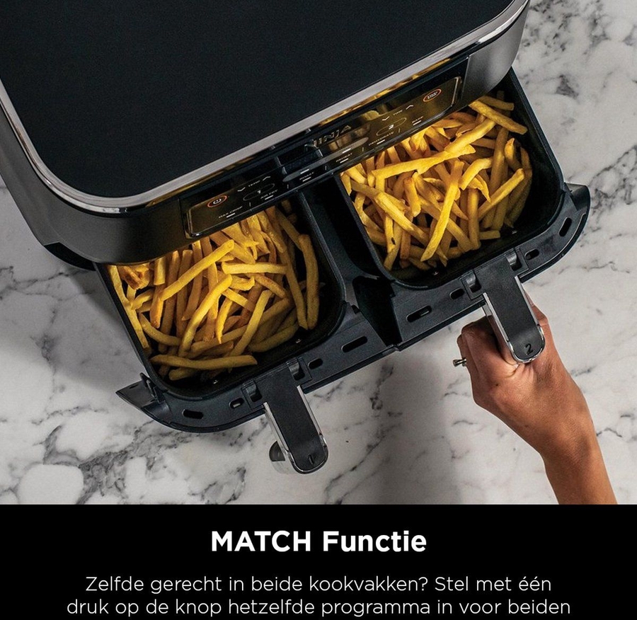 Ninja AF300EU Foodi Dual Zone Airfryer 8