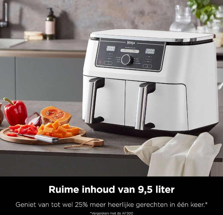 Ninja AF400EUWH Foodi MAX Dual Zone Airfryer - Wit 12