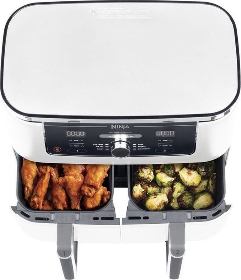 Ninja AF400EUWH Foodi MAX Dual Zone Airfryer - Wit 5