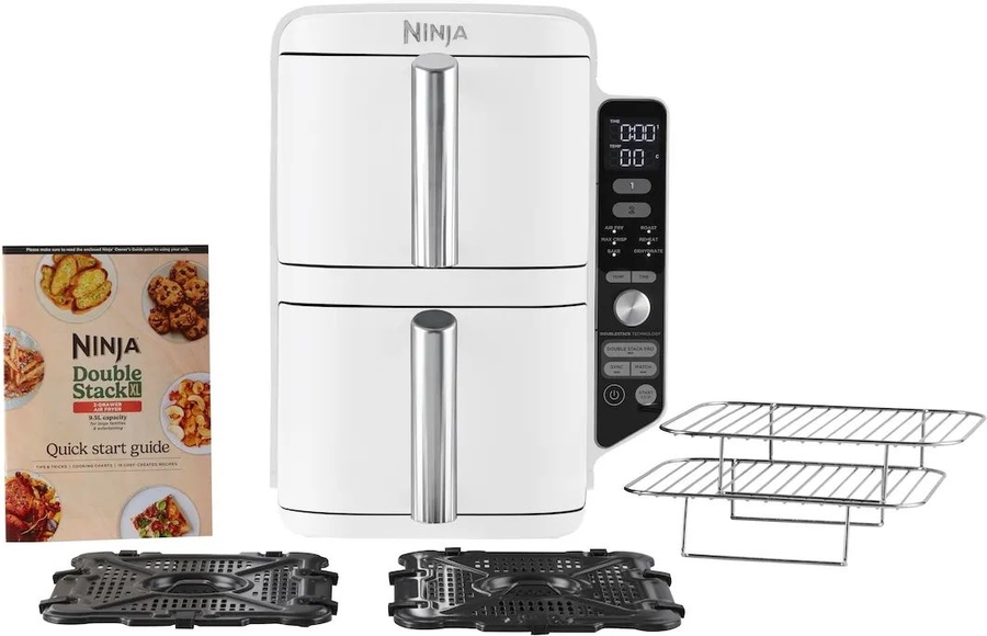 Ninja SL400EUWH Double Stack XL 2-Drawer Airfryer - Wit 5