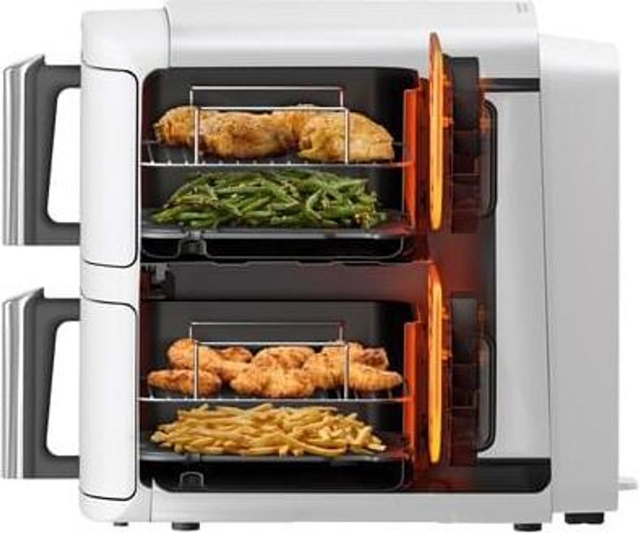 Ninja SL400EUWH Double Stack XL 2-Drawer Airfryer - Wit 7
