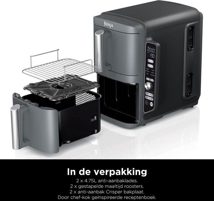 Ninja SL400EU Double Stack XL 2-Drawer Airfryer  11