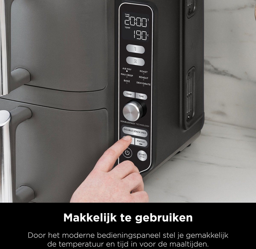 Ninja SL400EU Double Stack XL 2-Drawer Airfryer  13