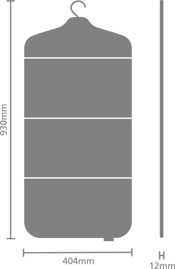 Brabantia Kleding Stoombord - Pepper Black 8