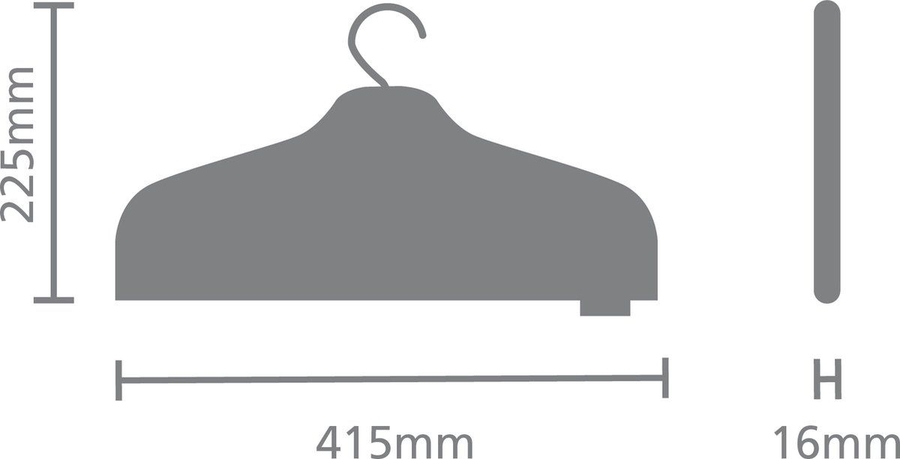 Brabantia Stoom Kledinghanger - Pepper Black 6