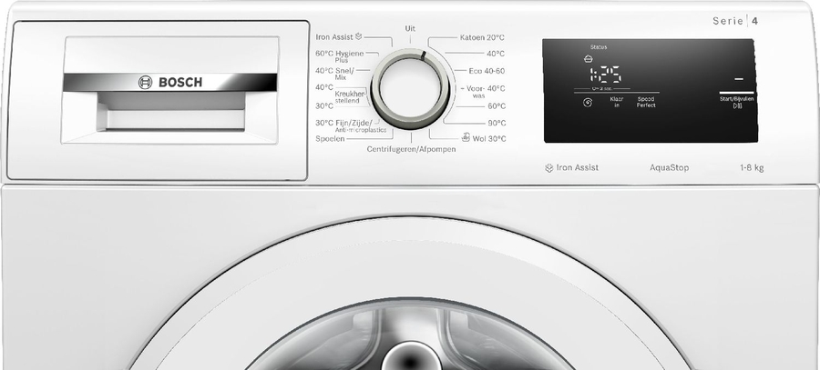  BOSCH WAN2809XNL Serie 4 EXCLUSIV Wasmachine 7
