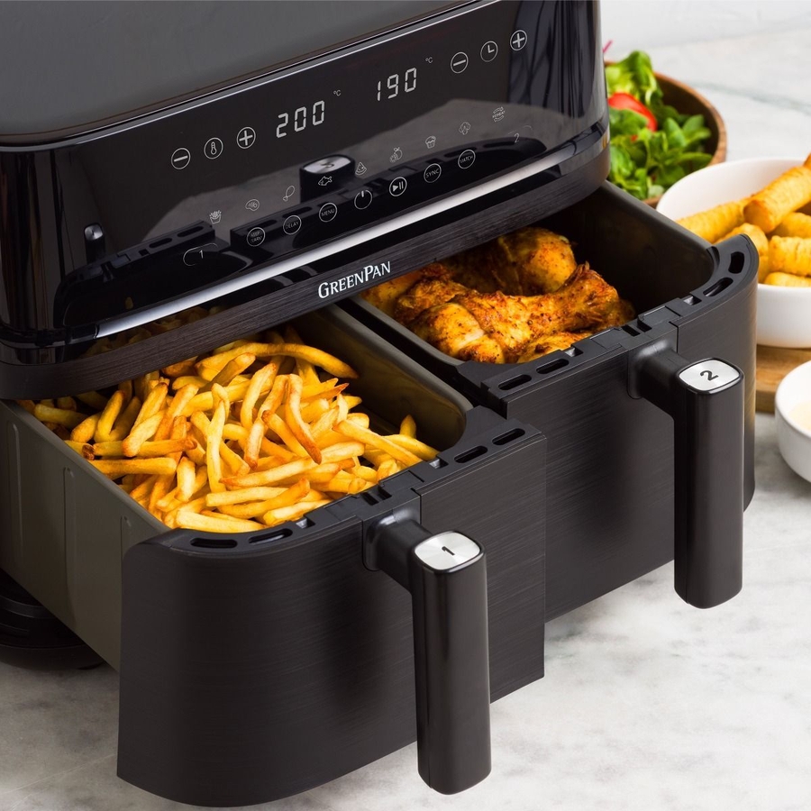 Greenpan SWITCH Dual  Airfryer - 2 x 5 L 9
