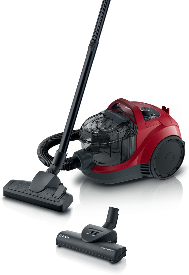 BOSCH BGC21X350 Serie 4 Stofzuiger zonder Zak - Rood 1