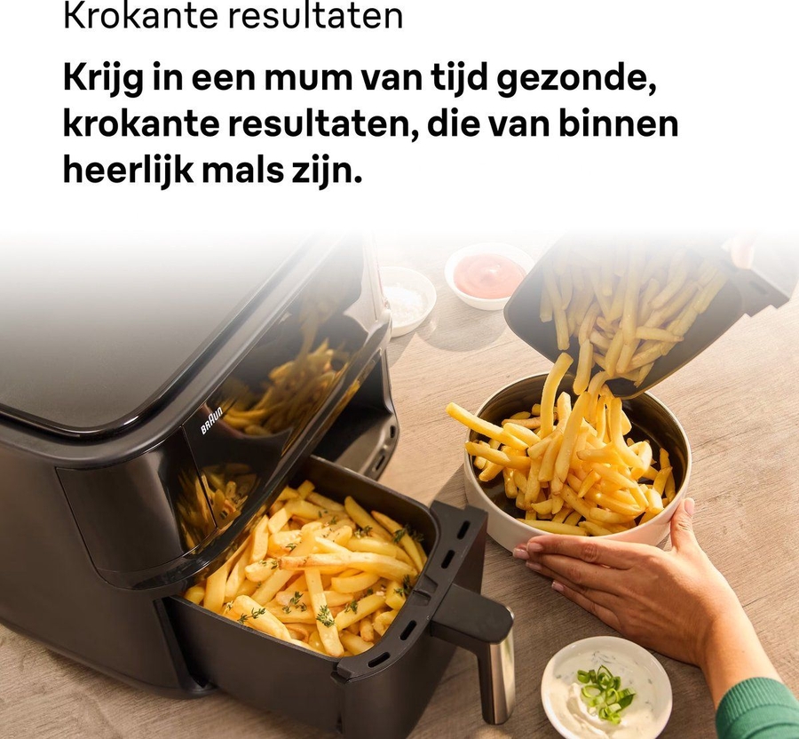 Braun TD3030 TwinCook 3 Dubbele Airfryer 2