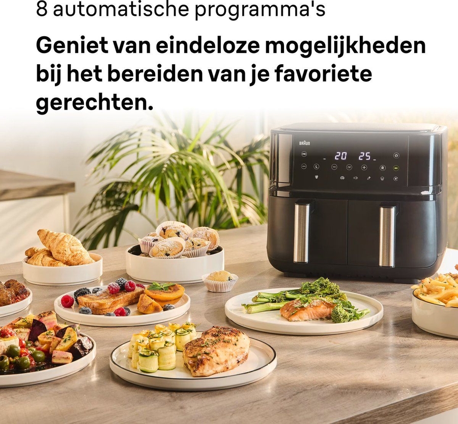 Braun TD3030 TwinCook 3 Dubbele Airfryer 3