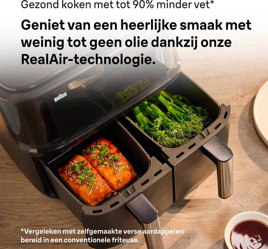 Braun TD3030 TwinCook 3 Dubbele Airfryer 6