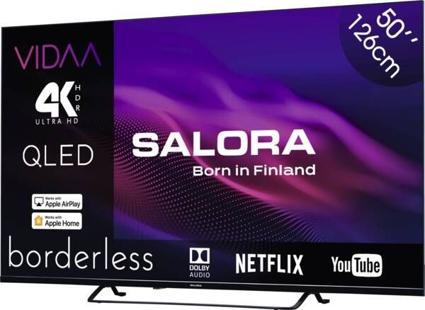 Salora QLED50UV1 QLED UHD 4K Smart TV 2