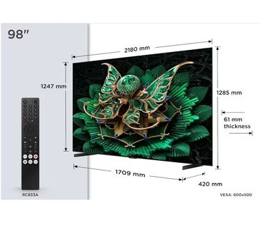 TCL 98MQLED85K zwart 8