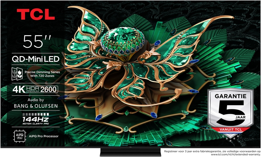 TCL 55MQLED85K TV 1