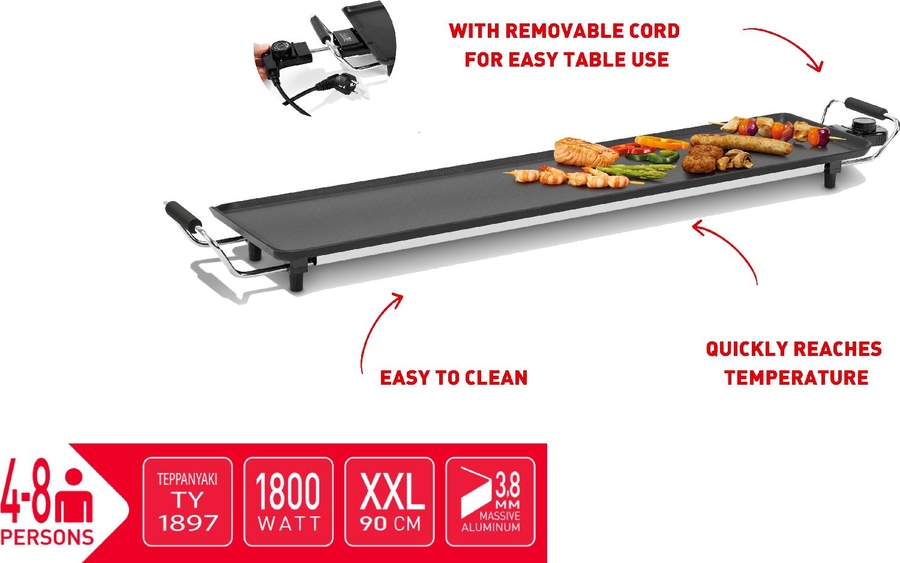 FRITEL TY1897 XXL Teppanyaki  6
