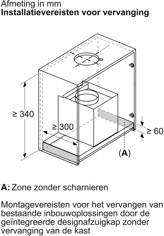 BOSCH DBB93BC60 Serie 2 Geïntegreerde Blokdesign Schouwkap 13