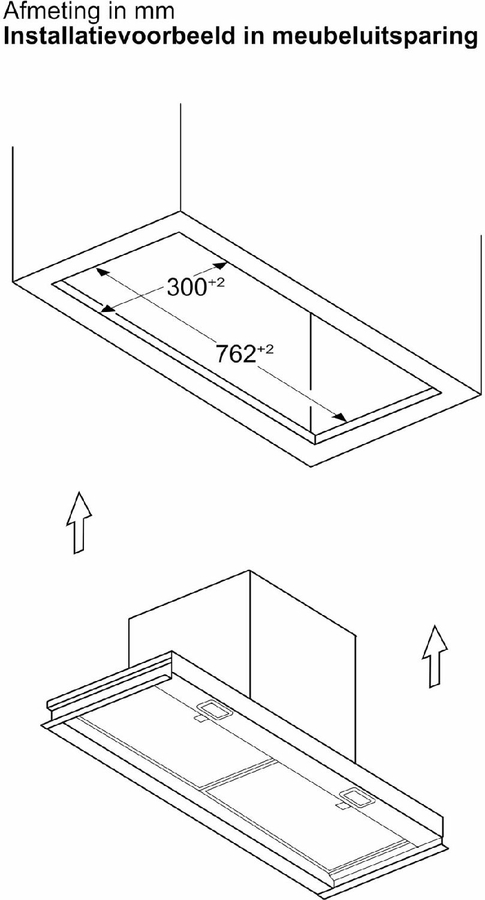 BOSCH DBB85CC60 Serie 4 Geïntegreerde Blokdesign Schouwkap 16
