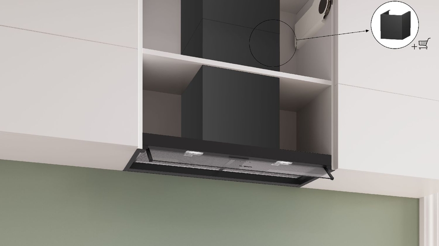 BOSCH DBB85CC60 Serie 4 Geïntegreerde Blokdesign Schouwkap 3