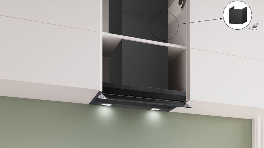 BOSCH Serie 6 Geïntegreerde Blokdesign Schouwkap 3