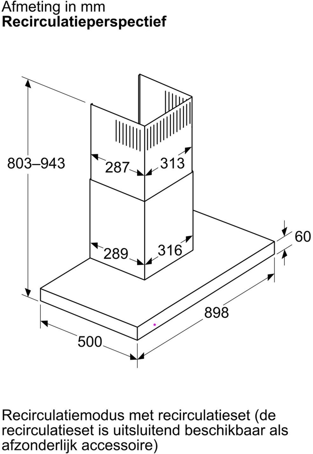Siemens LC95BCC30 iQ300 Wandschouwkap 10