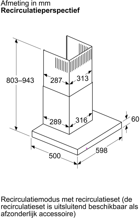 Siemens LC63BBC30 iQ100 Wandschouwkap 8