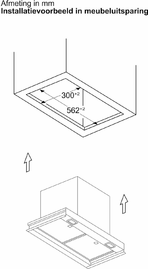 Siemens LJ67BDP60 iQ500 Geïntegreerde Blokdesign Schouwkap 18
