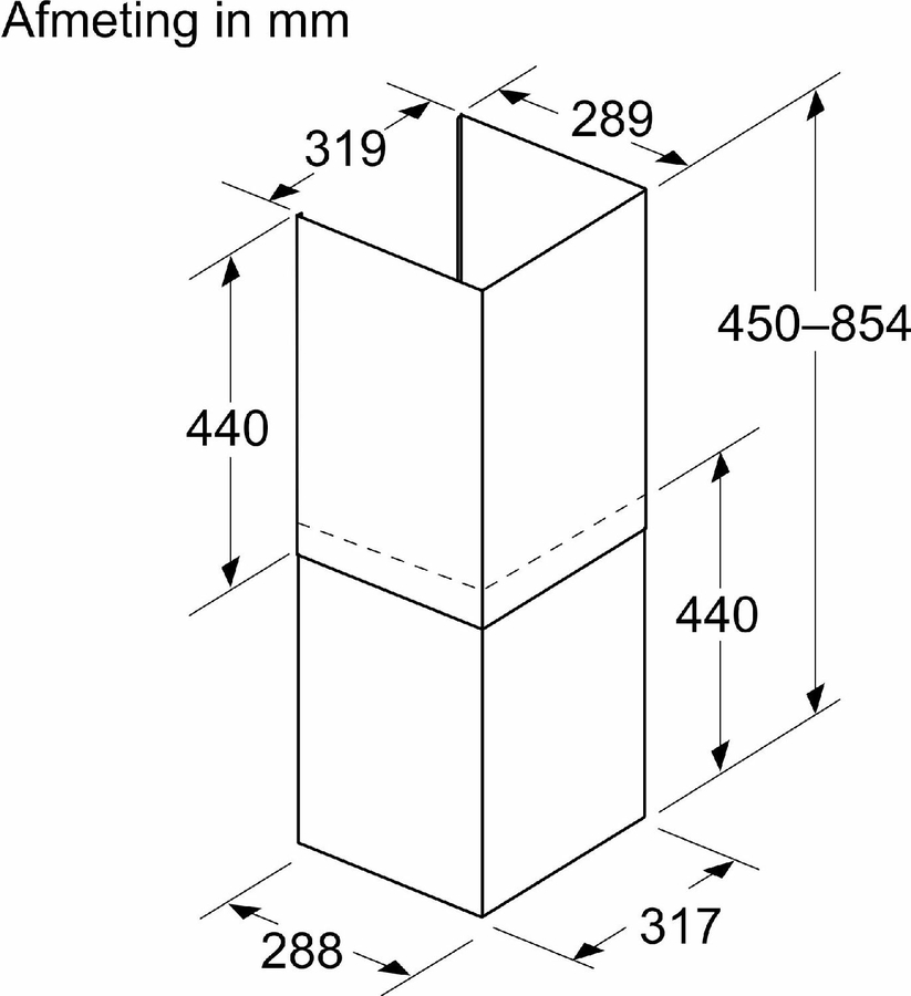 BOSCH DWZ1IB6K2 Schachtverlenging 2