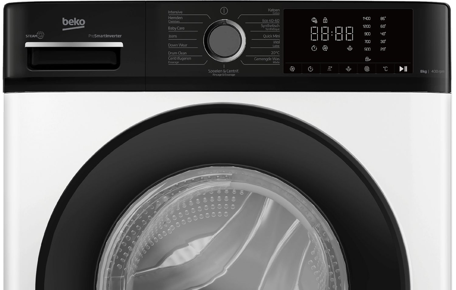 Beko B1W864WB BE SteamCure Wasmachine  4