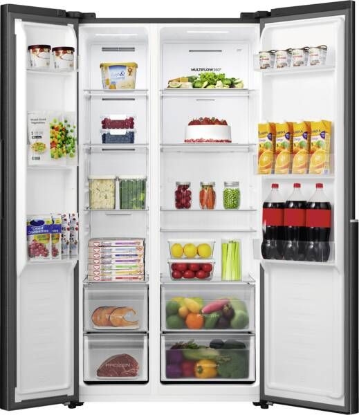 ETNA AKV5178ZWA Amerikaanse Koelkast 3