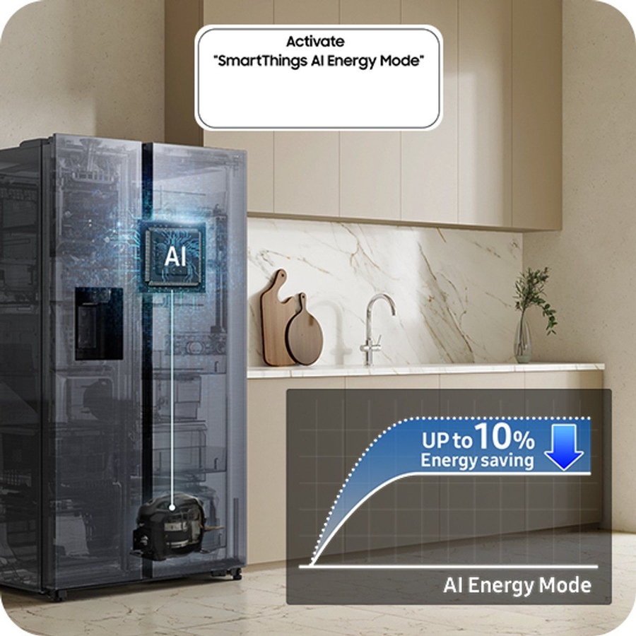 Samsung RS90F66BETEF Family Hub Amerikaanse Koelkast  9