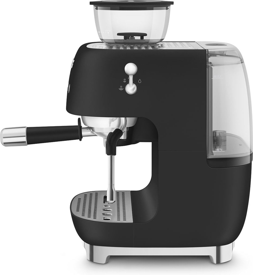 SMEG EGF03BLMEU Handmatige Espressomachine 50's Style - Mat Zwart  2