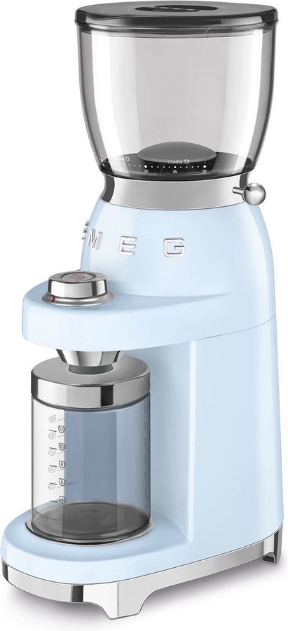 SMEG CGF11PBEU Koffiemolen 50's Style - Pastel Blauw 3
