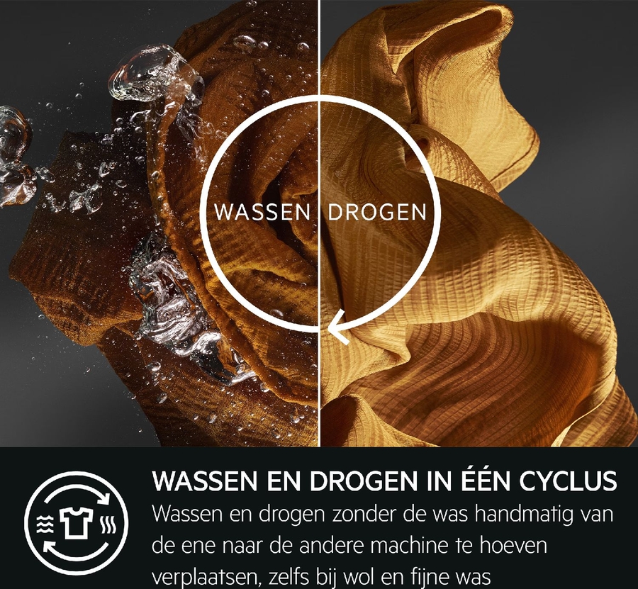 AEG LWR8716AD6 8000 PowerCare Was-droogcombinatie 9