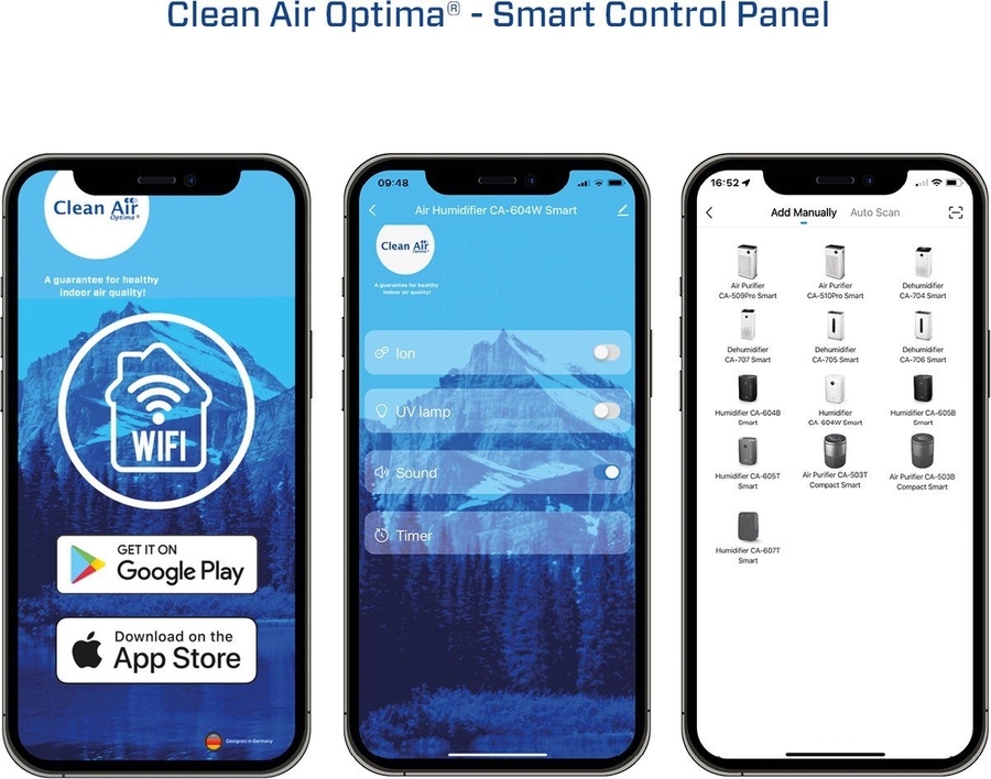 Clean Air Optima CA-604W Luchtbevochtiger  9