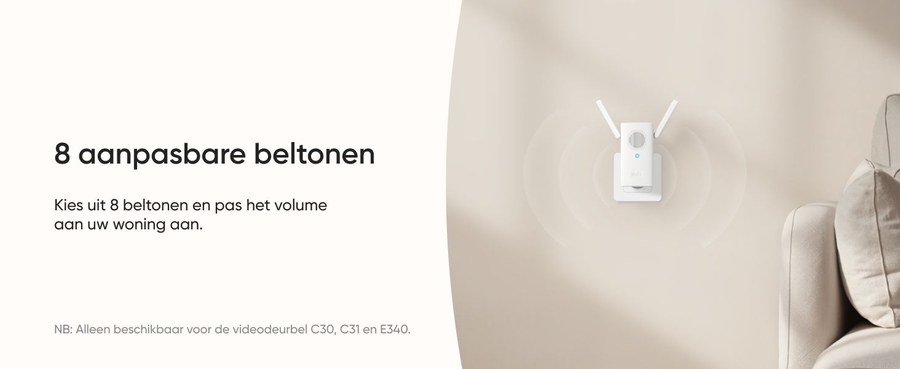Eufy Doorbell Chime met Wi‑Fi Extender 3